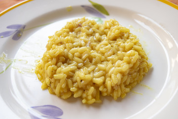 saffron risotto or alla milanese