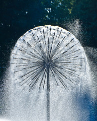 Beautiful and original fountains in the environment.