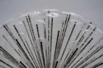 Beautiful and original fountains in the environment.