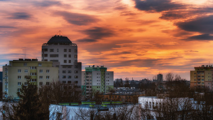 płonące niebo © Marta