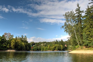 Naklejka premium nature and landscape eastern bohemia