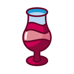 wine glass, fill style design