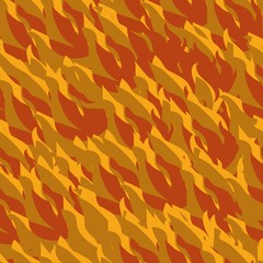 bright fiery orange-red seamless pattern