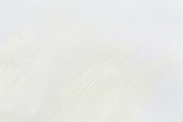 Obraz premium White stroke of the paint brush