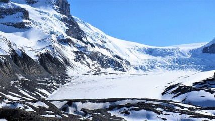 Fototapeta na wymiar Athabasca glaciet in Canada