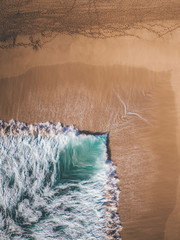 inception of the ocean from the birds perspective