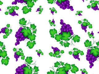 Seamless pattern with wine motif.