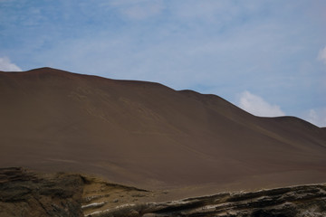 the candelabrum of the Paracas national reserve tourist place