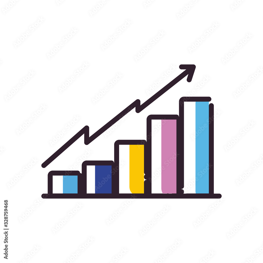 Poster isolated workflow fill style icon vector design