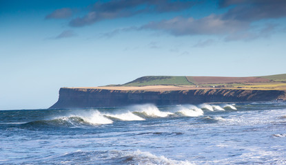 Yorkshire coastal waves