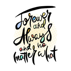 Hand lettering grunge card with textured handcrafted doodle letters in retro style