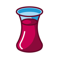 drink glass icon, fill style design