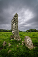 Standing stones in Glen Kilmartin, Scotland