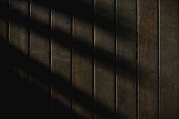 Brown wall with palm shadow. Background.