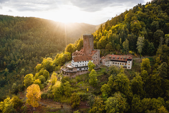 Bug in Bad Liebenzell bei Sonnenuntergang
