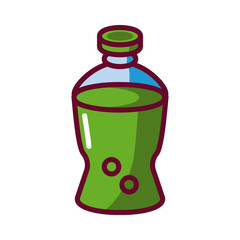 soda plastic bottle icon, fill style icon