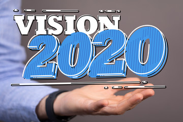 year 2020 business solution concept