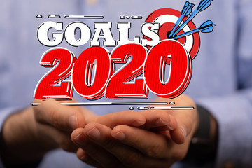 year 2020 business solution concept
