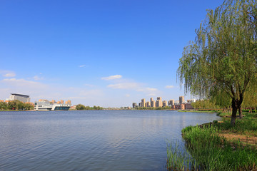 Obraz premium North River park scenery, Luannan County, Hebei Province, China