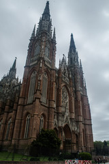 Fototapeta na wymiar Terrifying cathedral