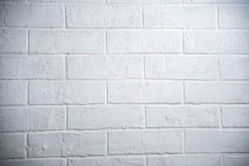 Naklejka premium white brick wall background