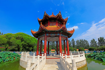 Chinese traditional Pavilion in the park