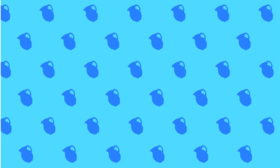 blue background with jugs