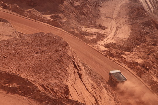 Mine de fer a Zouerate (Mauritanie)