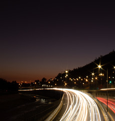 buildings at sunset in the city
