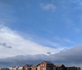 Storm Clouds and Blue Sky