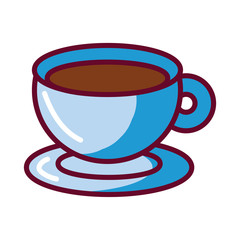 coffee mug icon, fill style icon