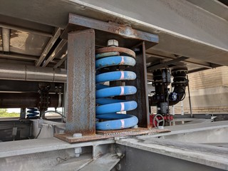 Blue Industrial Spring