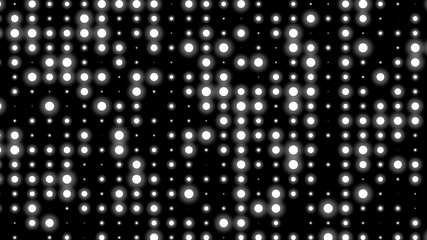Dot white black pattern gradient texture background. Abstract  technology big data digital background. 3d rendering.