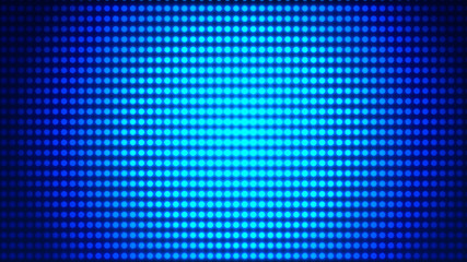 Fototapeta premium Dot white blue pattern screen led light gradient texture background. Abstract technology big data digital background. 3d rendering.