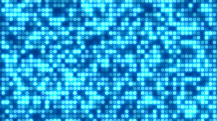 Dot  white blue pattern screen led light gradient texture background. Abstract  technology big data digital background. 3d rendering.