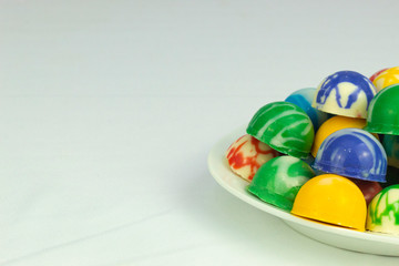 Chocolate candies stuffed with cherries  