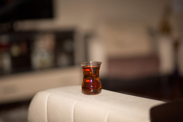 glass of beer on table