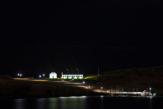 Island of Videy in Iceland
