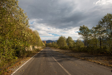 Fototapeta na wymiar Karagöl Nature Park located in Borcka and Savsat districts of Artvin