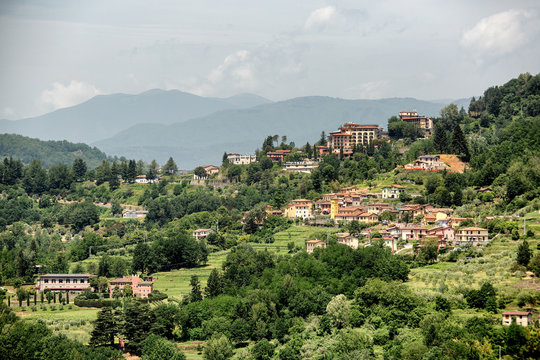 View from Barga Italy