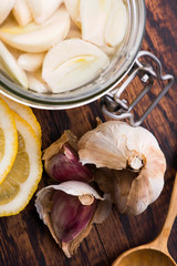 Garlic the best specific for influenza. Syrup prepared from healthy garlic