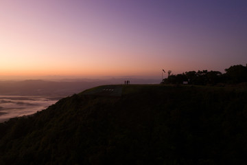 Sunrise at antenna hill