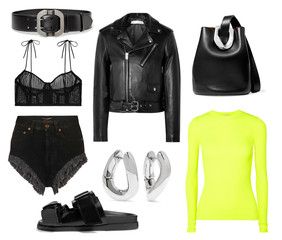 mood board fashion clothes, outfit, clothes collage