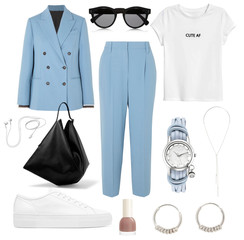 mood board fashion clothes, outfit, clothes collage