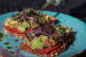 Avocado Toast with Basil Aioli