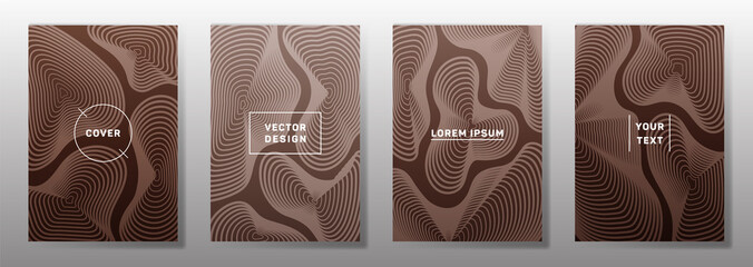Fluid curve shapes geometric lines patterns.