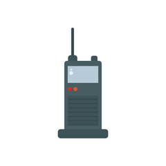 hand radio flat style icon vector design