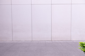 street wall background ,Industrial background, empty grunge urban street with warehouse brick wall