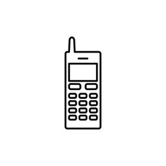 Phone icon isolated on white background. Phone vector icon. Mobile phone. Telephone icon. Cellphone