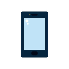 Isolated digital smartphone flat style icon vector design